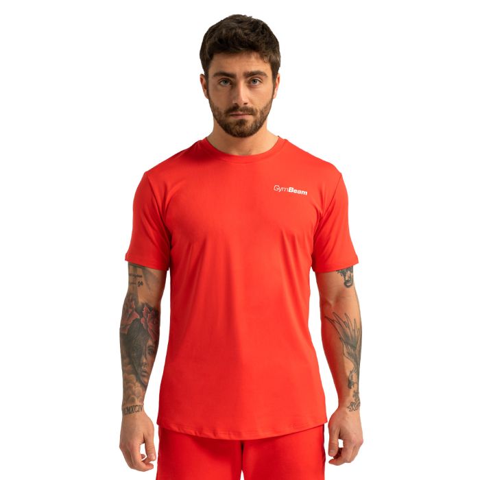 Tricou Limitless Hot Red - GymBeam XXXL