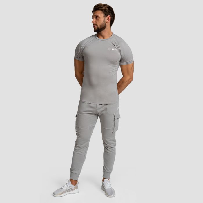 Tricou Fitted TRN Grey - GymBeam L