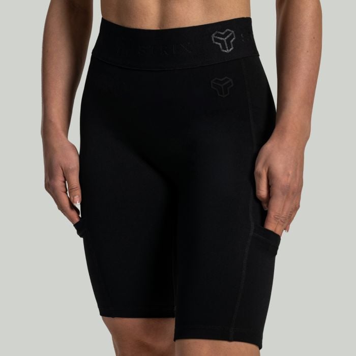 Pantaloni scurți pentru femei Biker Lunar Black - STRIX S