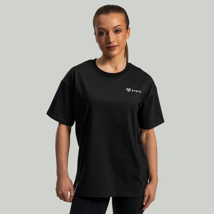 Tricou pentru femei Lunar Oversized Black - STRIX