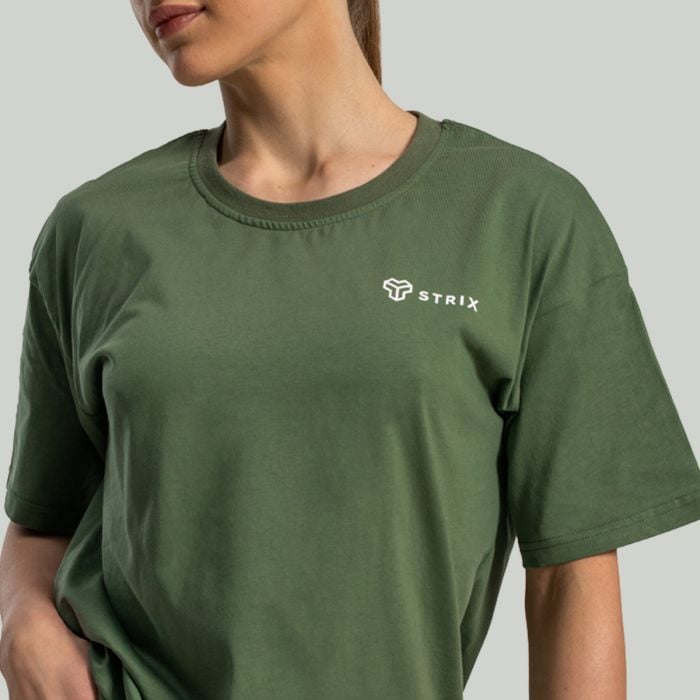 Tricou pentru femei Lunar Oversized Cedar Green - STRIX M