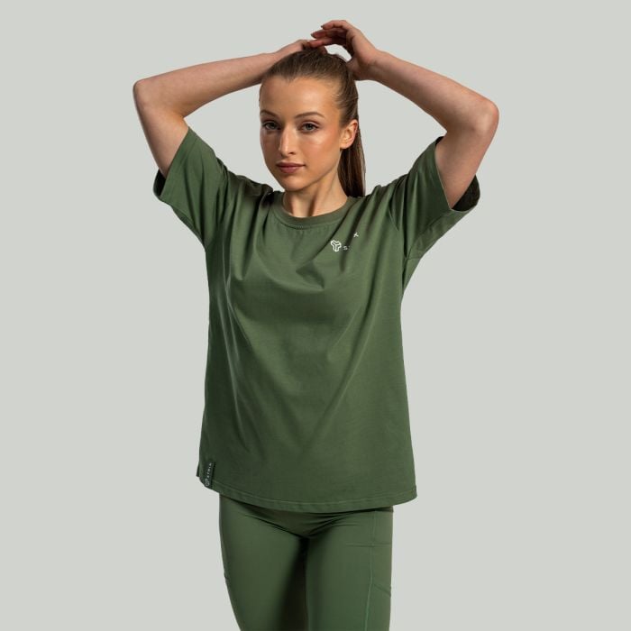 Tricou pentru femei Lunar Oversized Cedar Green - STRIX M