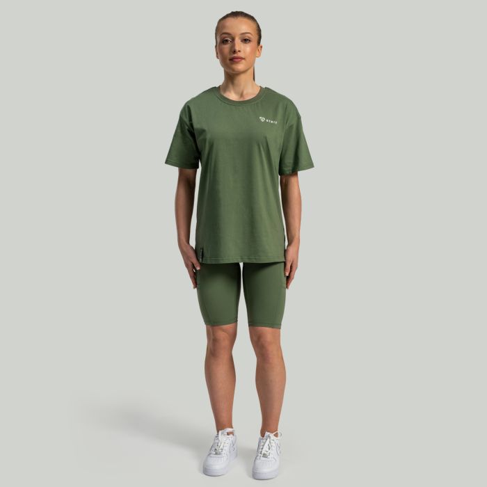 Tricou pentru femei Lunar Oversized Cedar Green - STRIX M