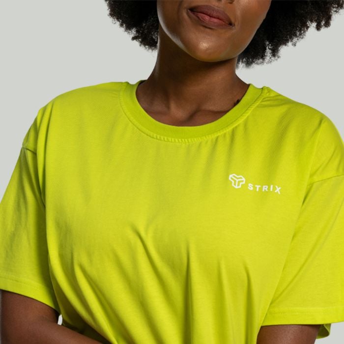 Tricou pentru femei Lunar Oversized Chartreuse - STRIX S