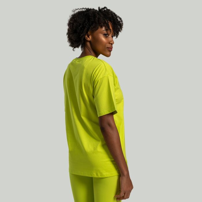 Tricou pentru femei Lunar Oversized Chartreuse - STRIX S