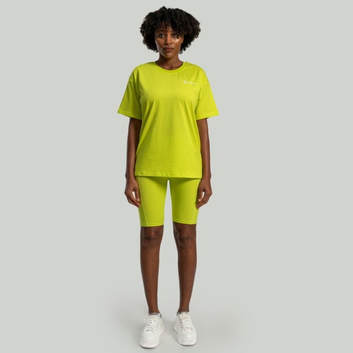 Tricou pentru femei Lunar Oversized Chartreuse - STRIX S