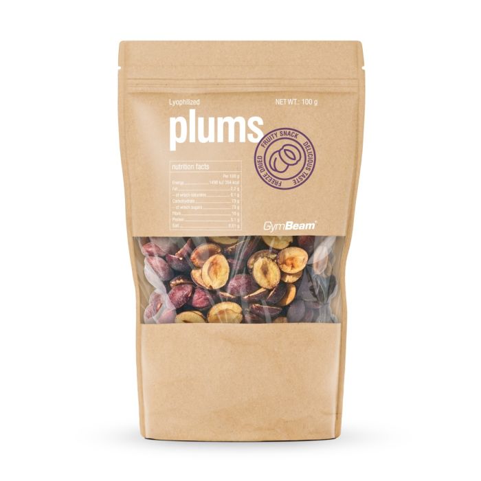 Prune liofilizate - GymBeam 100 g