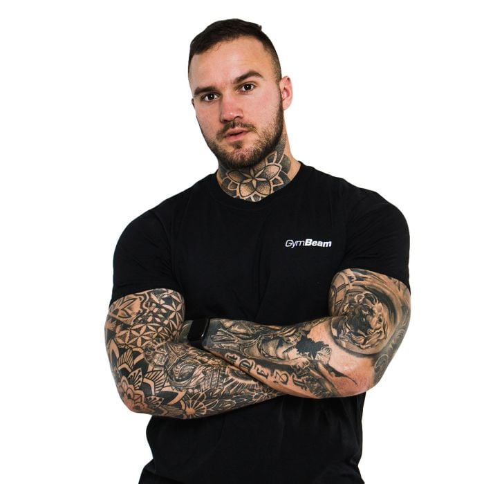 Tricou Basic Black - GymBeam L