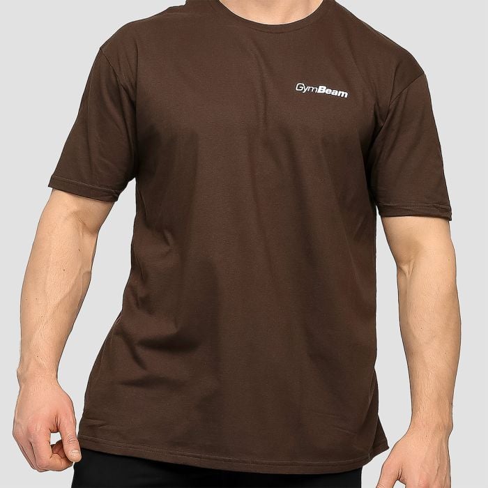 Tricou Basic Chocolate Brown - GymBeam M