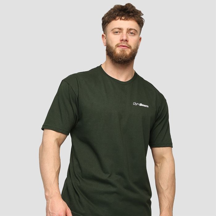 Tricou Basic Green - GymBeam L