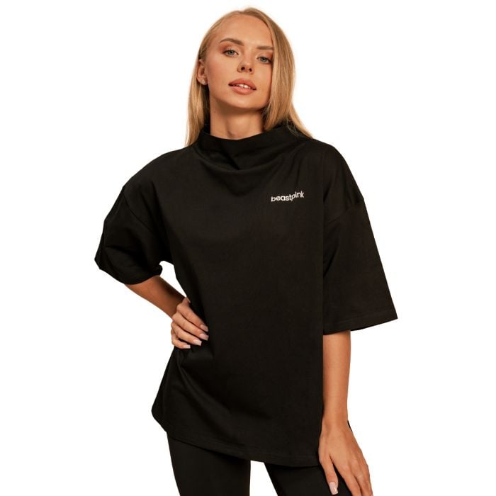 Tricou pentru femei Oversized Bliss Black - BeastPink M