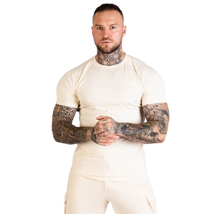 Tricou Fitted TRN Sand - GymBeam XXXL