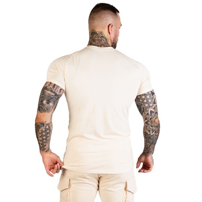 Tricou Fitted TRN Sand - GymBeam XXXL