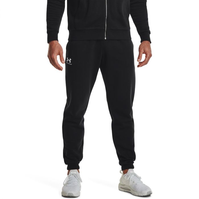 Pantaloni sport pentru bărbați Essential Fleece Black - Under Armour