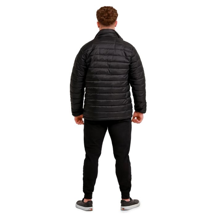 Geacă pentru bărbați Puffer Black/Orange - GymBeam L
