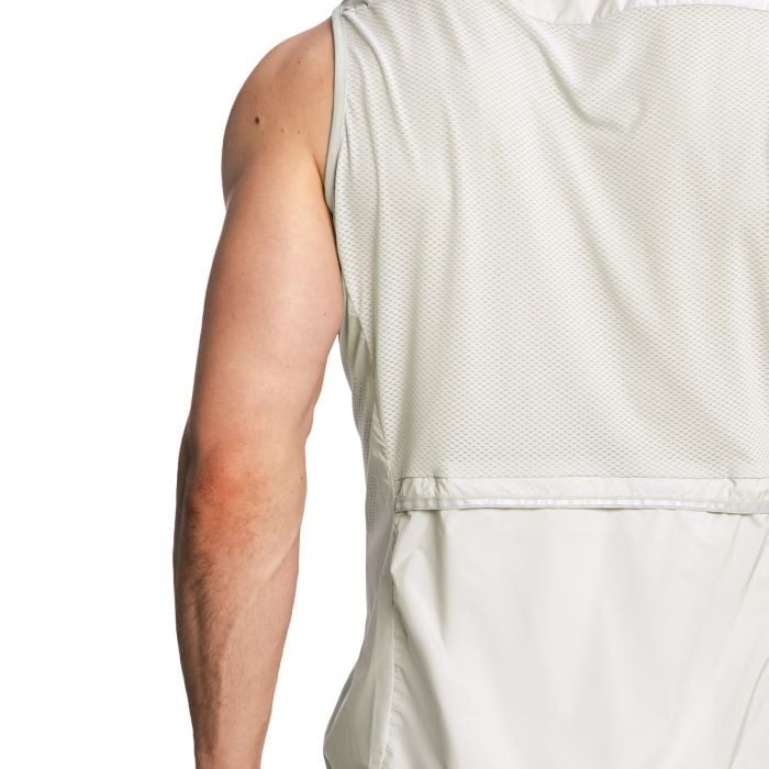 Vestă de alergare pentru bărbați Pulse X Gray - GymBeam XL