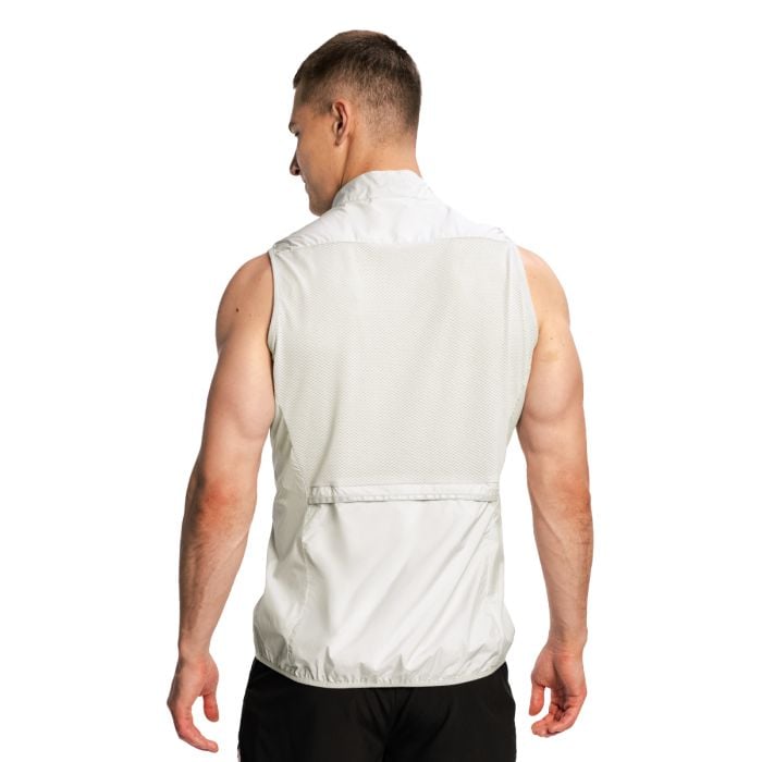 Vestă de alergare pentru bărbați Pulse X Gray - GymBeam XL