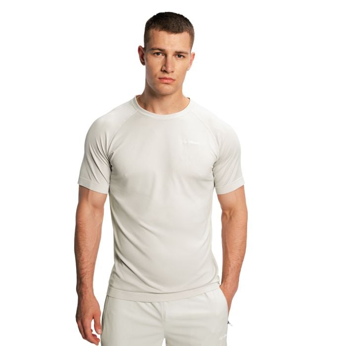 Tricou de alergare pentru bărbați Pulse X Gray - GymBeam XL