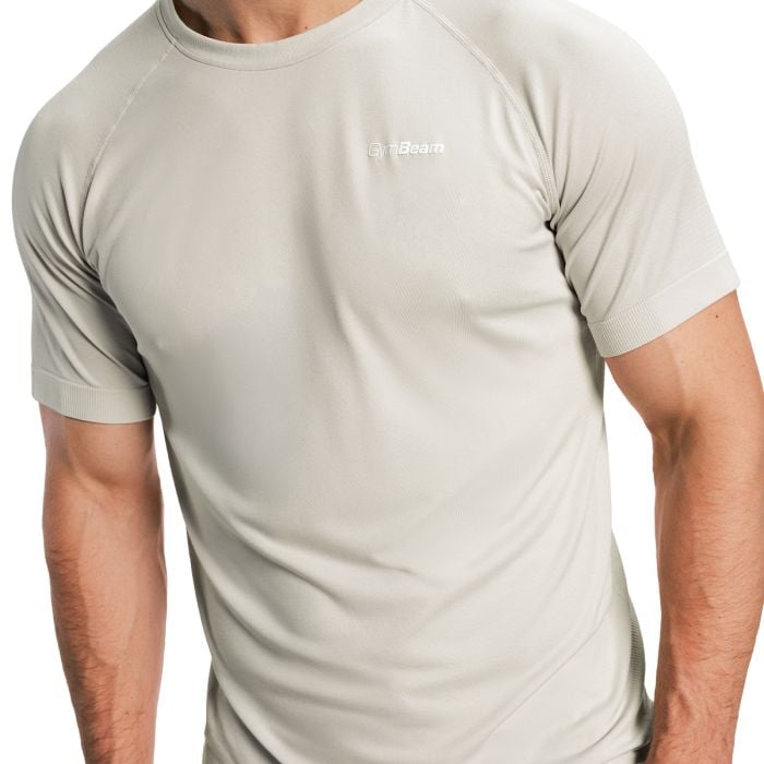 Tricou de alergare pentru bărbați Pulse X Gray - GymBeam XL