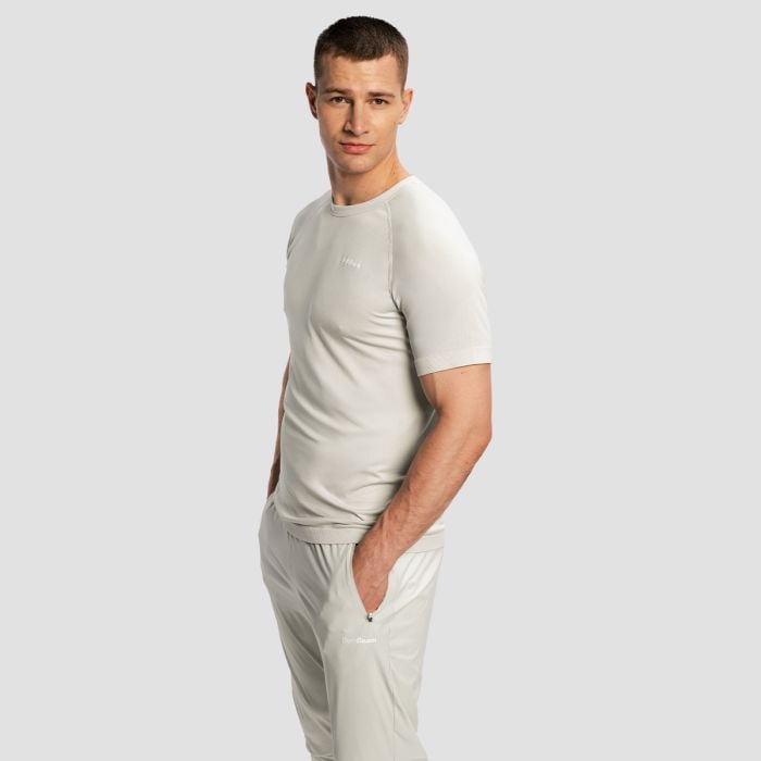 Tricou de alergare pentru bărbați Pulse X Gray - GymBeam XL