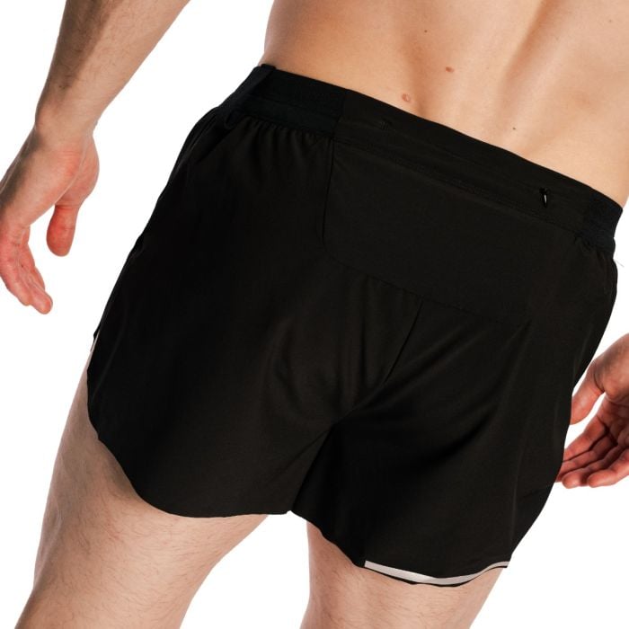 Pantaloni scurți de alergare pentru bărbați 2in1 Pulse X Black - GymBeam XL