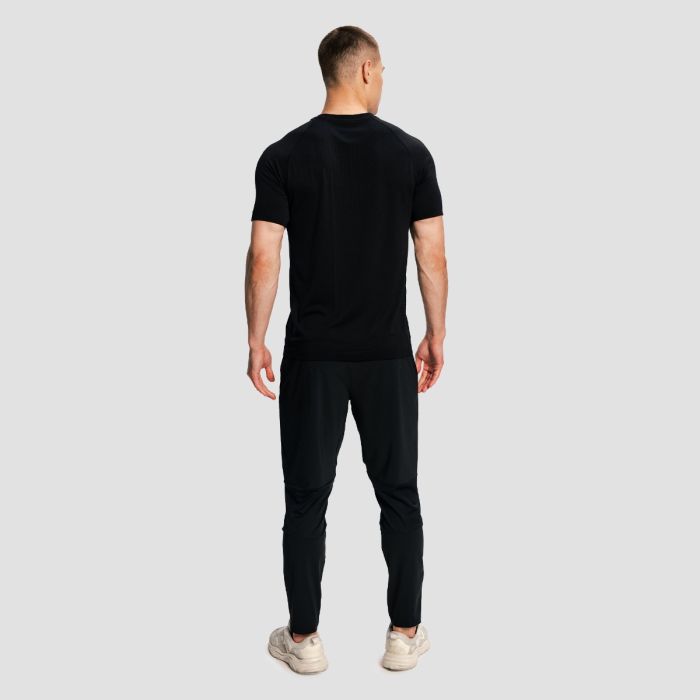 Tricou de alergare pentru bărbați Pulse X Black - GymBeam XXL