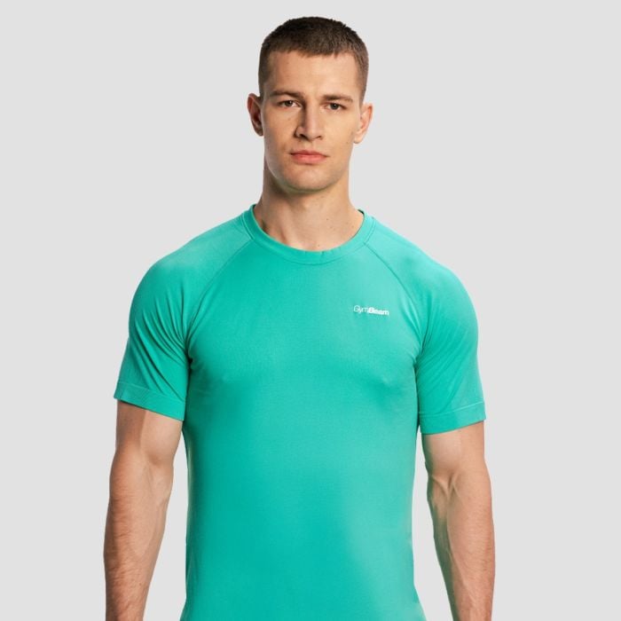 Tricou de alergare pentru bărbați Pulse X Green - GymBeam M