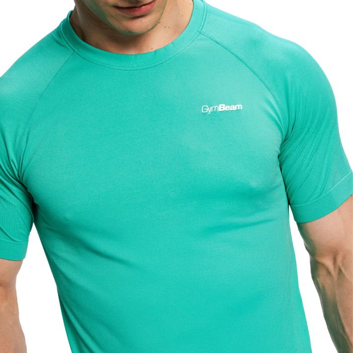 Tricou de alergare pentru bărbați Pulse X Green - GymBeam M