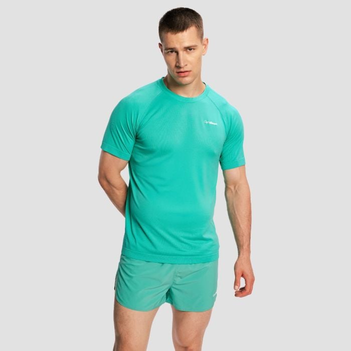 Tricou de alergare pentru bărbați Pulse X Green - GymBeam M