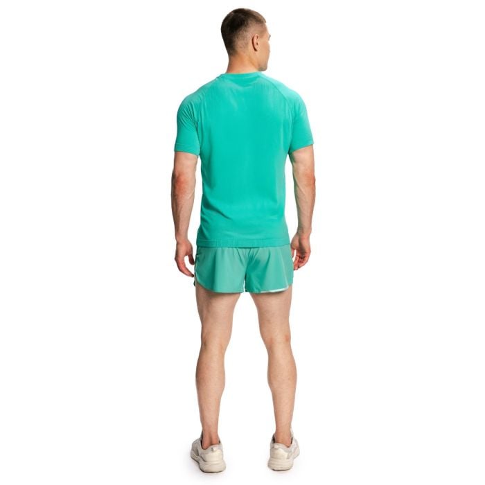 Tricou de alergare pentru bărbați Pulse X Green - GymBeam M