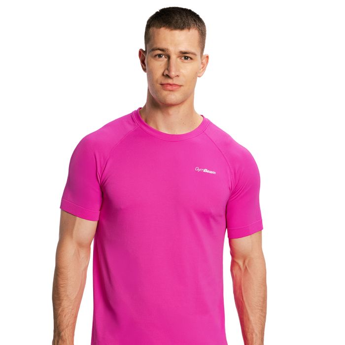 Tricou de alergare pentru bărbați Pulse X Purple - GymBeam XL