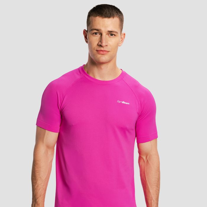 Tricou de alergare pentru bărbați Pulse X Purple - GymBeam XL