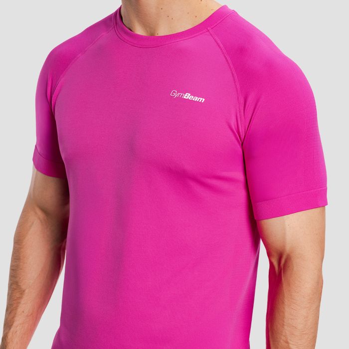Tricou de alergare pentru bărbați Pulse X Purple - GymBeam XL