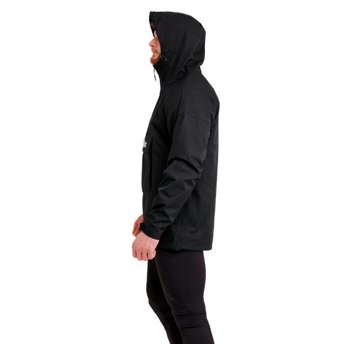 Geacă pentru bărbați Rain Smock Black - GymBeam L