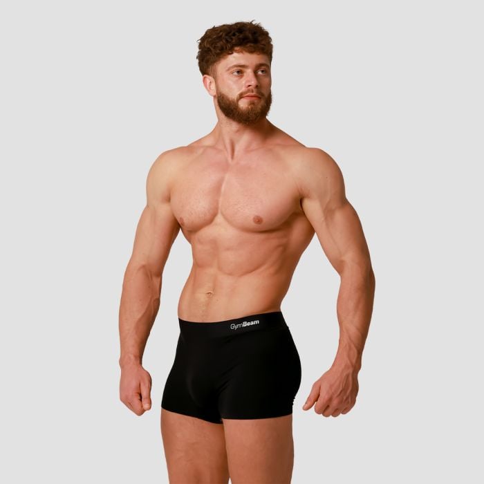 Boxeri pentru bărbați Soft 2Pack Negru - GymBeam L