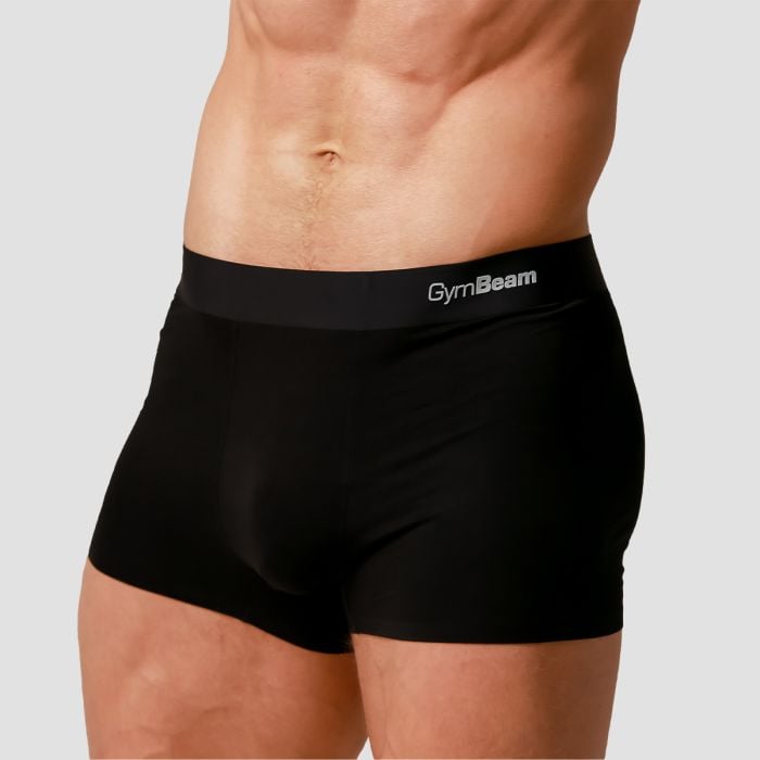 Boxeri pentru bărbați Soft 2Pack Negru - GymBeam L