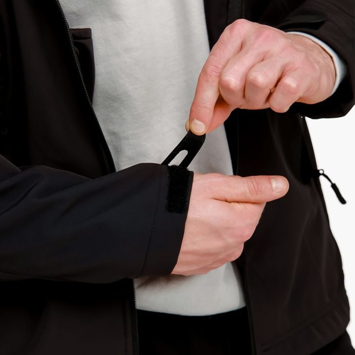 Geacă pentru bărbați Softshell Black - GymBeam XXL