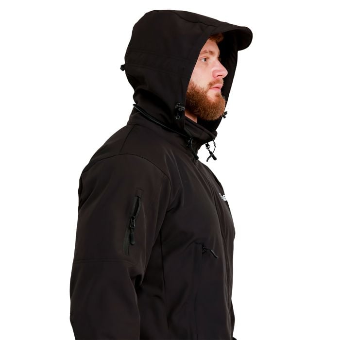 Geacă pentru bărbați Softshell Black - GymBeam XXL