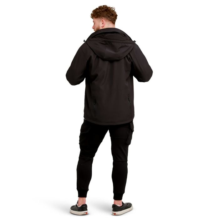 Geacă pentru bărbați Softshell Black - GymBeam XXL