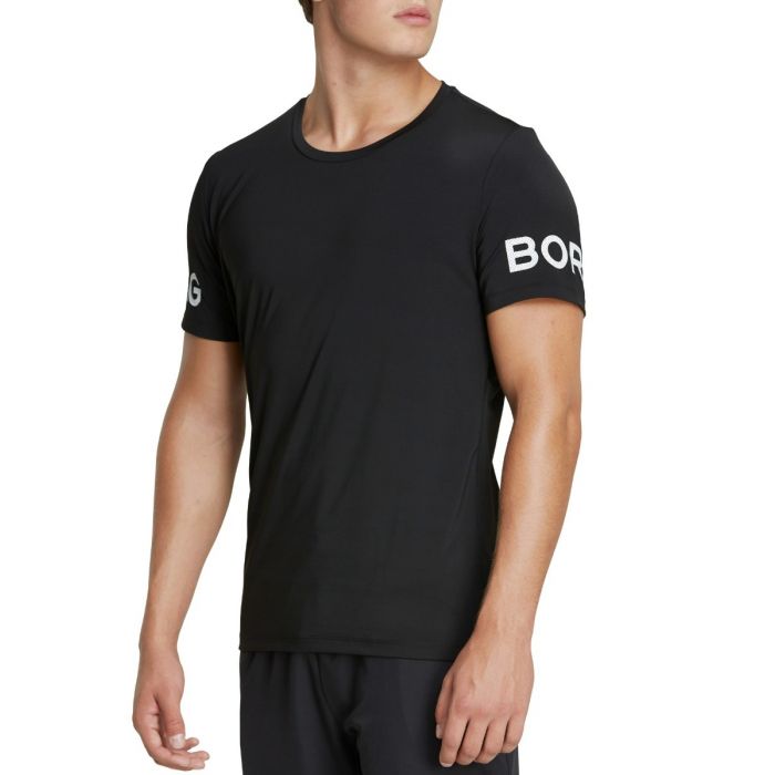 Tricou pentru bărbați Borg Tee Black Beauty - BJÖRN BORG