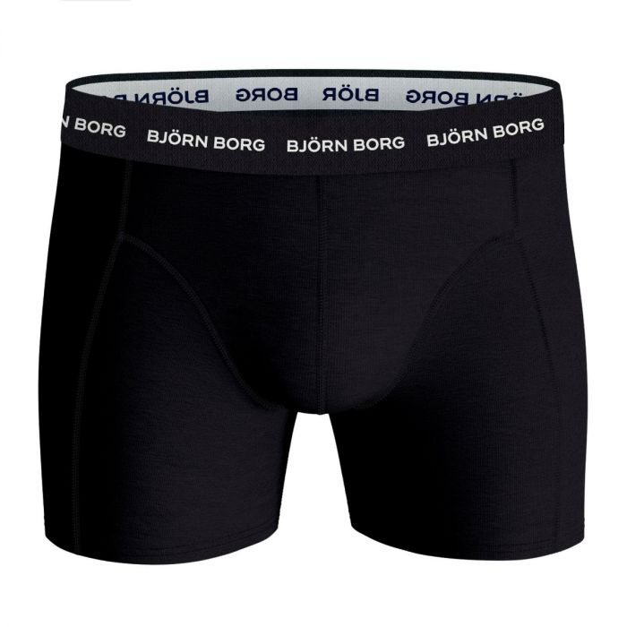Boxeri pentru bărbați Noos Solids Black - BJÖRN BORG