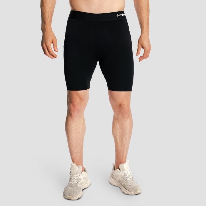 Pantaloni scurți pentru bărbați Combat Black - GymBeam XXL