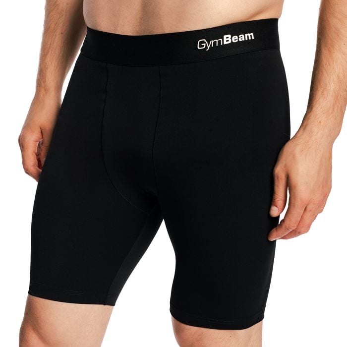Pantaloni scurți pentru bărbați Combat Black - GymBeam XXL
