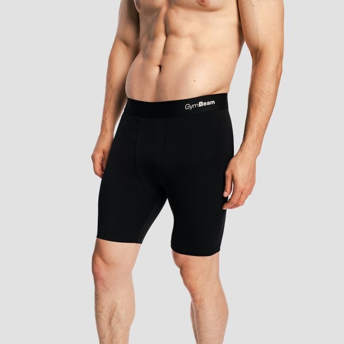 Pantaloni scurți pentru bărbați Combat Black - GymBeam XXL