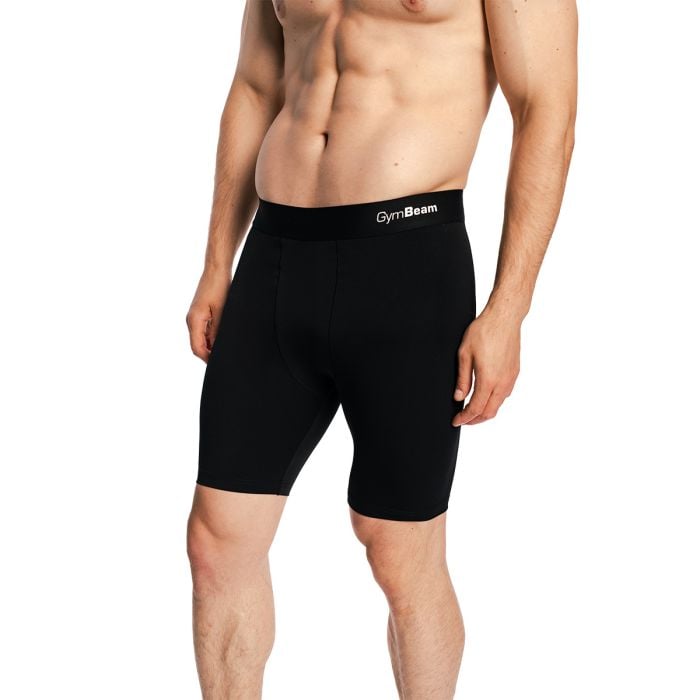 Pantaloni scurți pentru bărbați Combat Black - GymBeam XXL