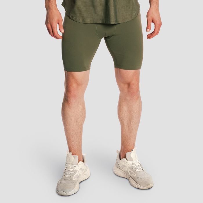 Pantaloni scurți pentru bărbați Combat Olive Grey - GymBeam L
