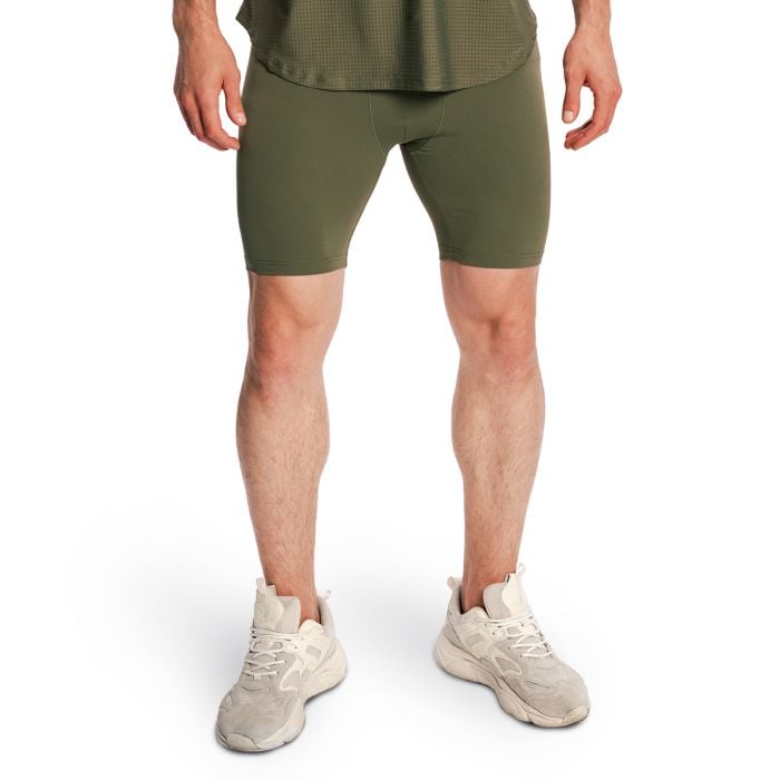 Pantaloni scurți pentru bărbați Combat Olive Grey - GymBeam L