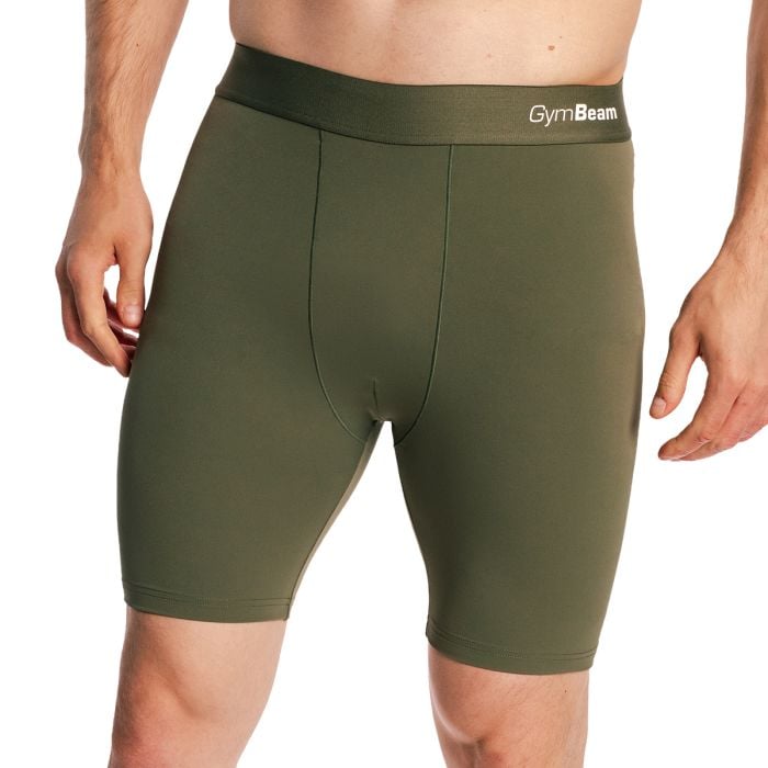 Pantaloni scurți pentru bărbați Combat Olive Grey - GymBeam L