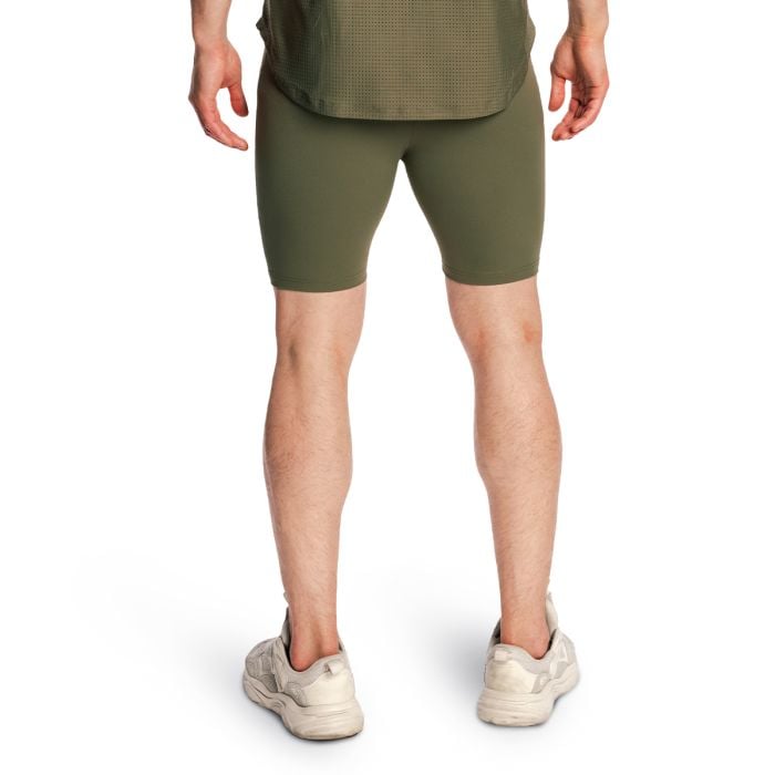 Pantaloni scurți pentru bărbați Combat Olive Grey - GymBeam L