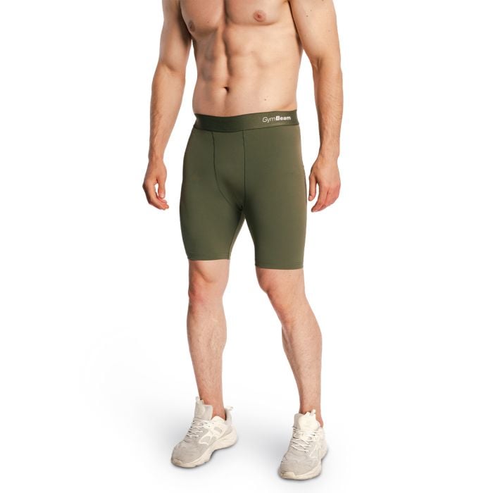 Pantaloni scurți pentru bărbați Combat Olive Grey - GymBeam L